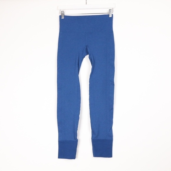 Lululemon High Waisted Blue Leggings - Picture 1 of 9